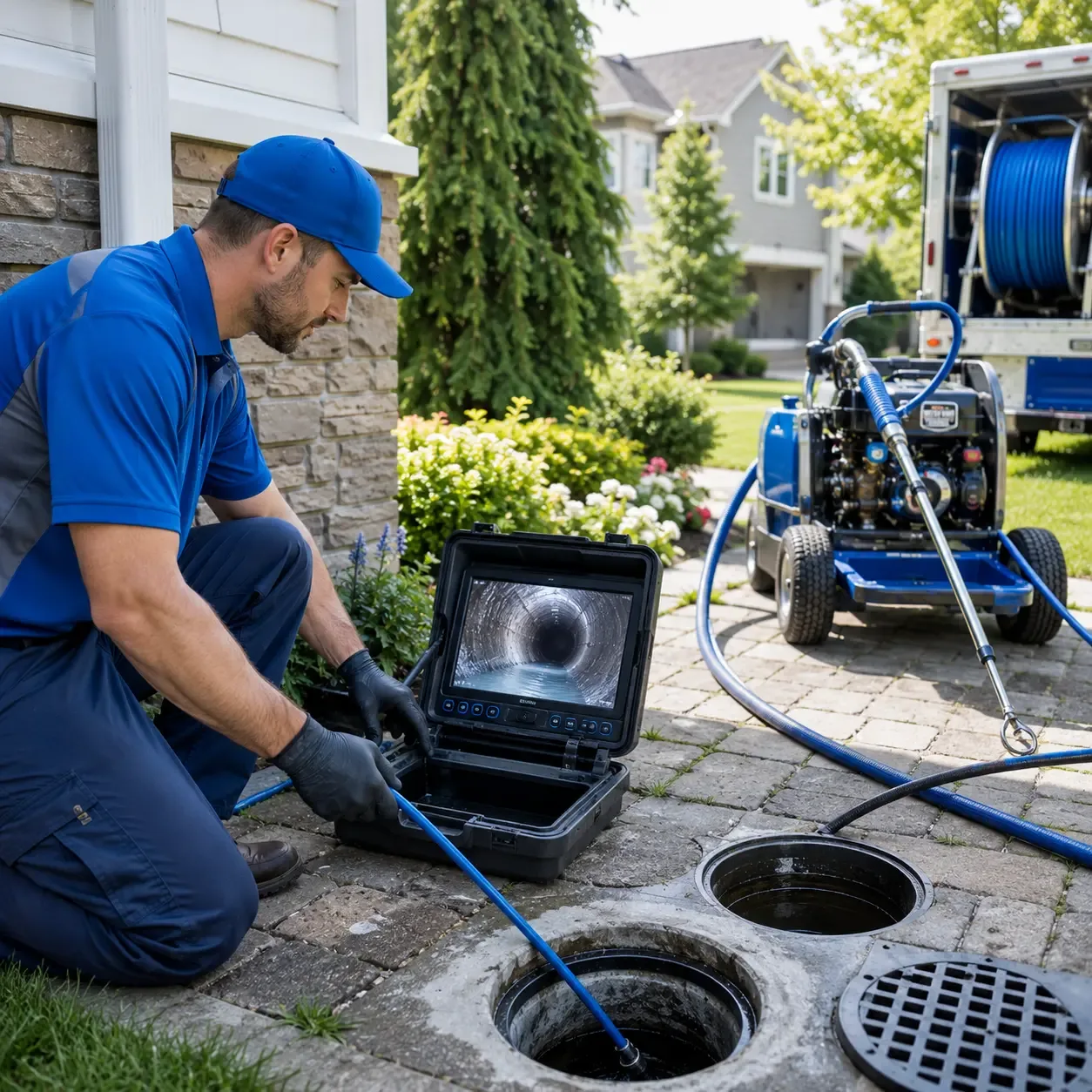 Outdoor drain cleaning professionals serving Hudson, SD